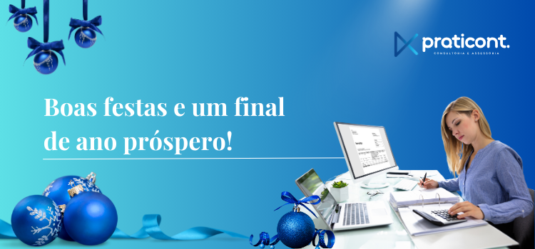 Boas festas e um final de ano próspero!